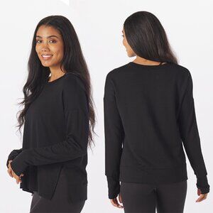 Glyder Lounge Sweatshirt in Black - Size L